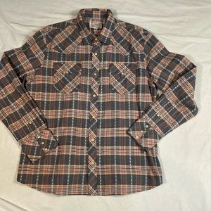 True Religion Mens Western Button Down Pearl Dome Shirt Size XXXL Fits like XL